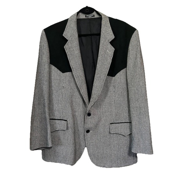Other - Dallas By Paragon Western‎ Cowboy Yoke Sports Coat Suit Jacket Blazer Men's 48R